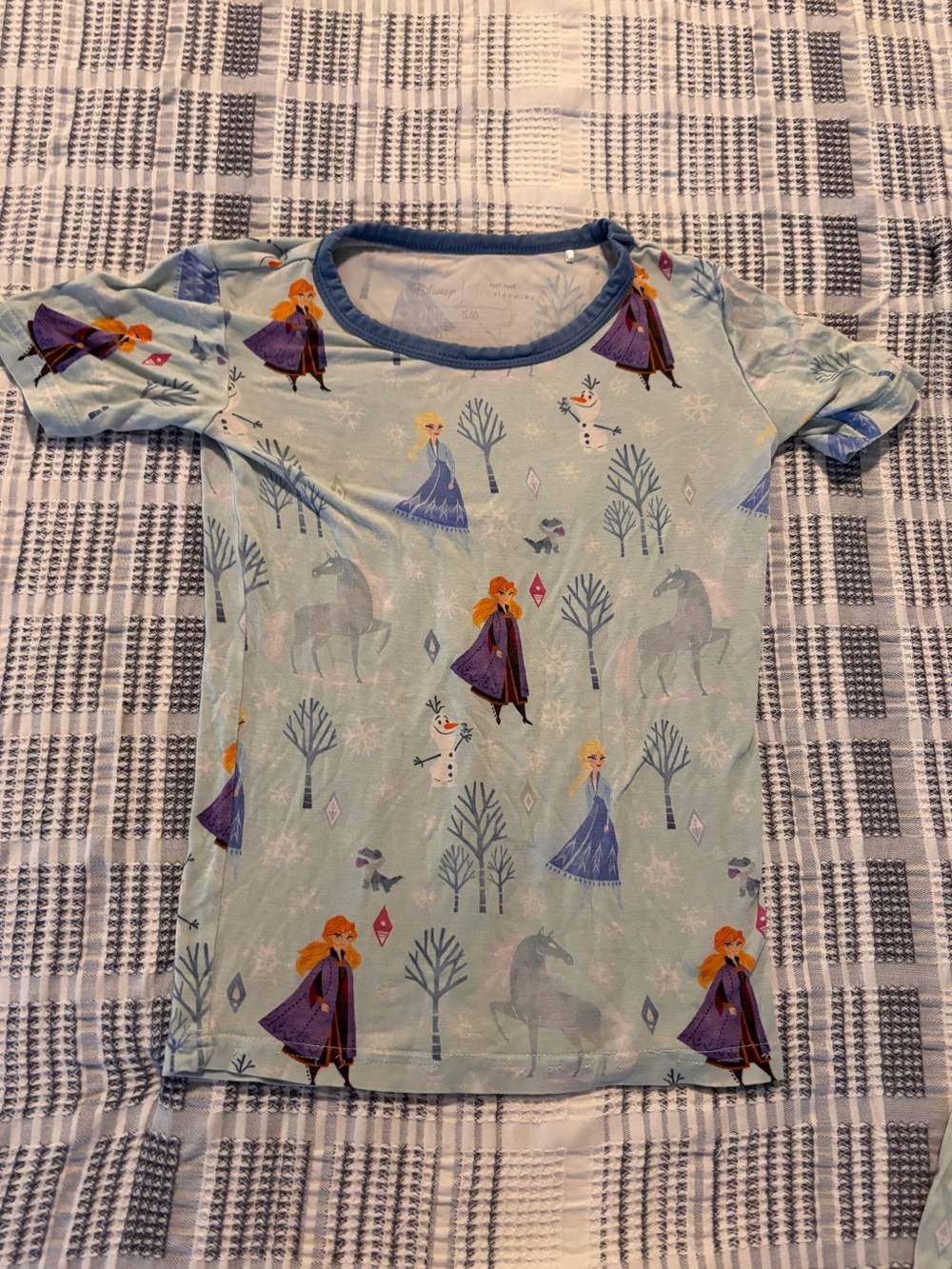 Little Sleepies Disney Frozen Anna and Elsa Two-Piece Bamboo Pjs